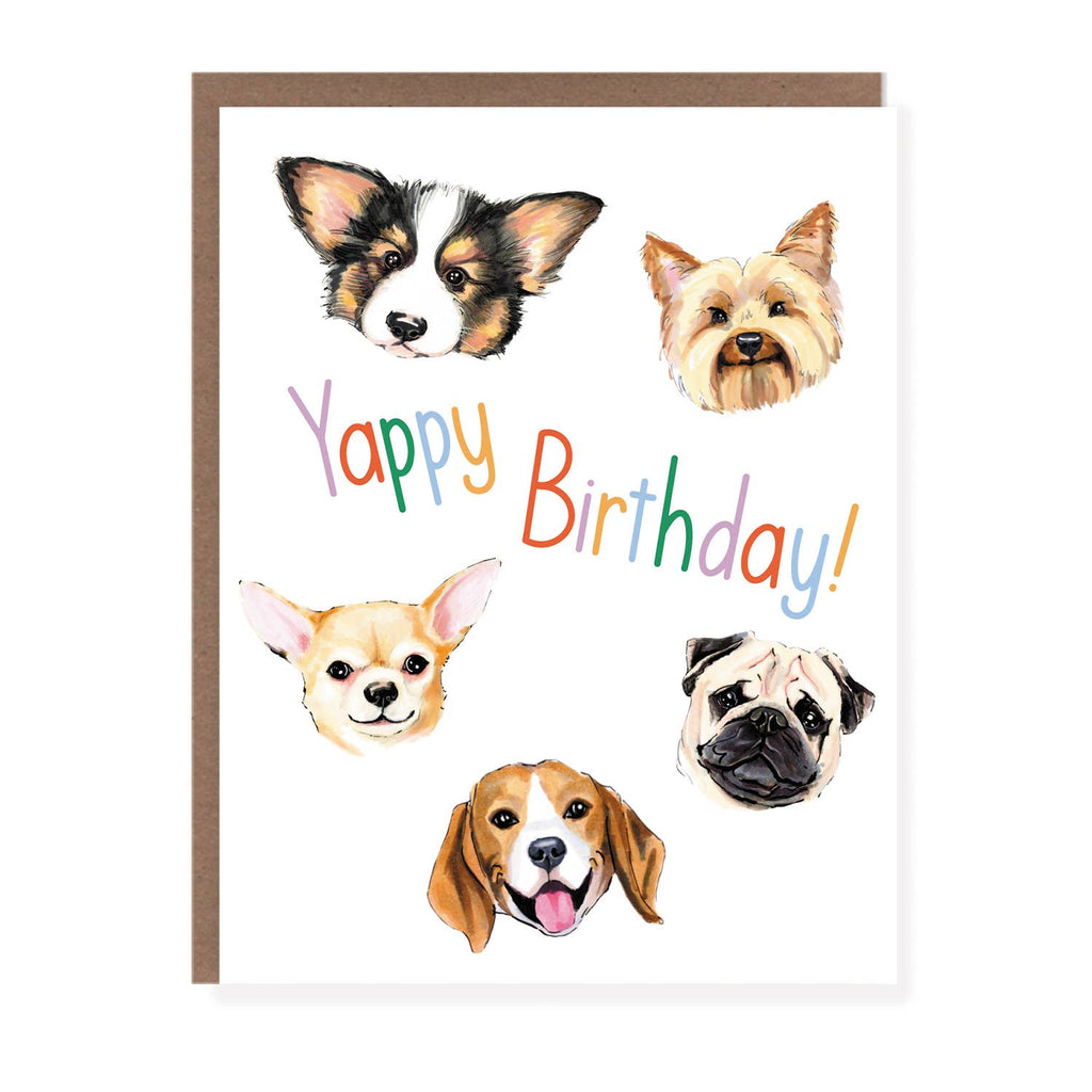 Morgan Swank Studio - Dog Yappy Birthday Card