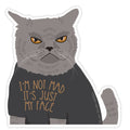 Modern Printed Matter - Not Mad Sticker