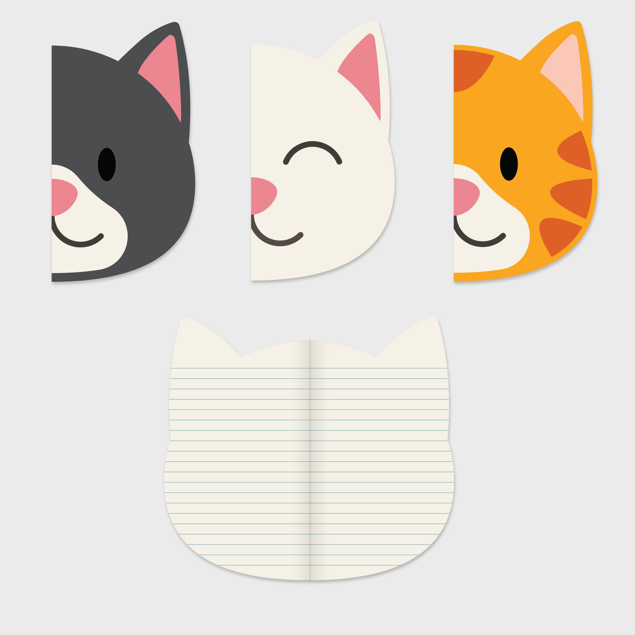 SK, Cat Shaped Notebook