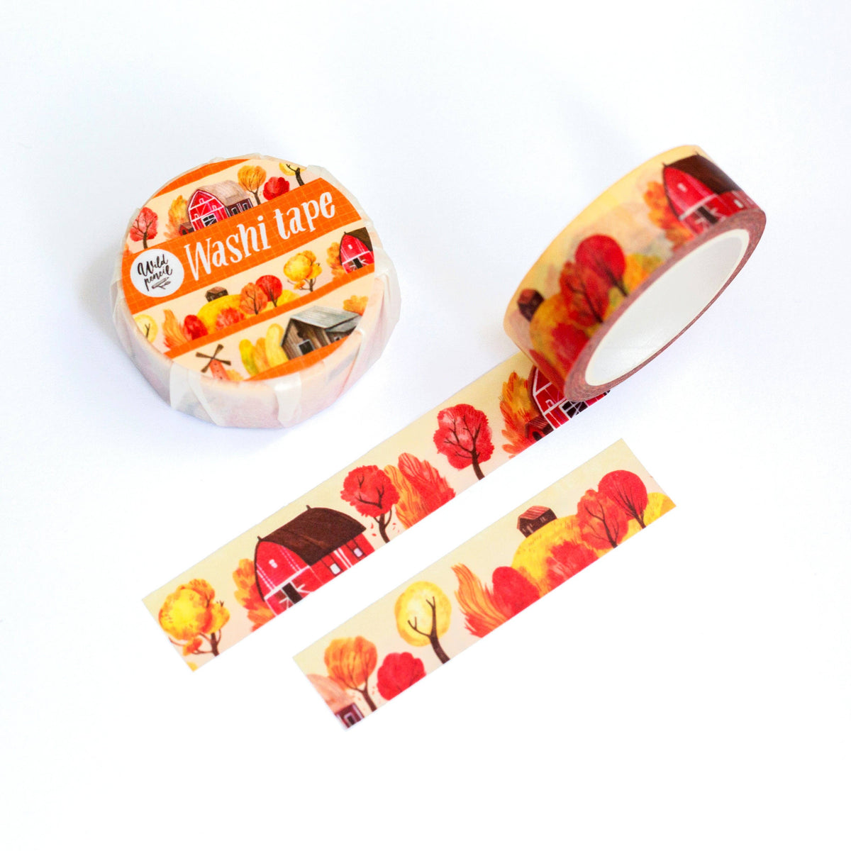 Wild Pencil Studio - Washi Tape - Autumn Landscape