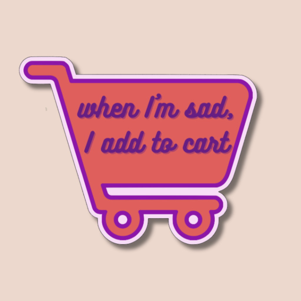 Pretty Pages - Add to Cart , Sticker