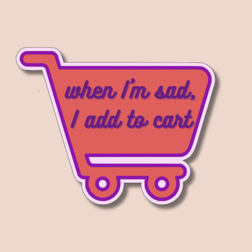 Pretty Pages - Add to Cart , Sticker