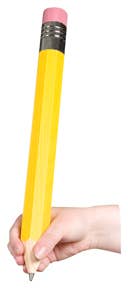 Toysmith - Giant Pencil, 15", Assorted Colors