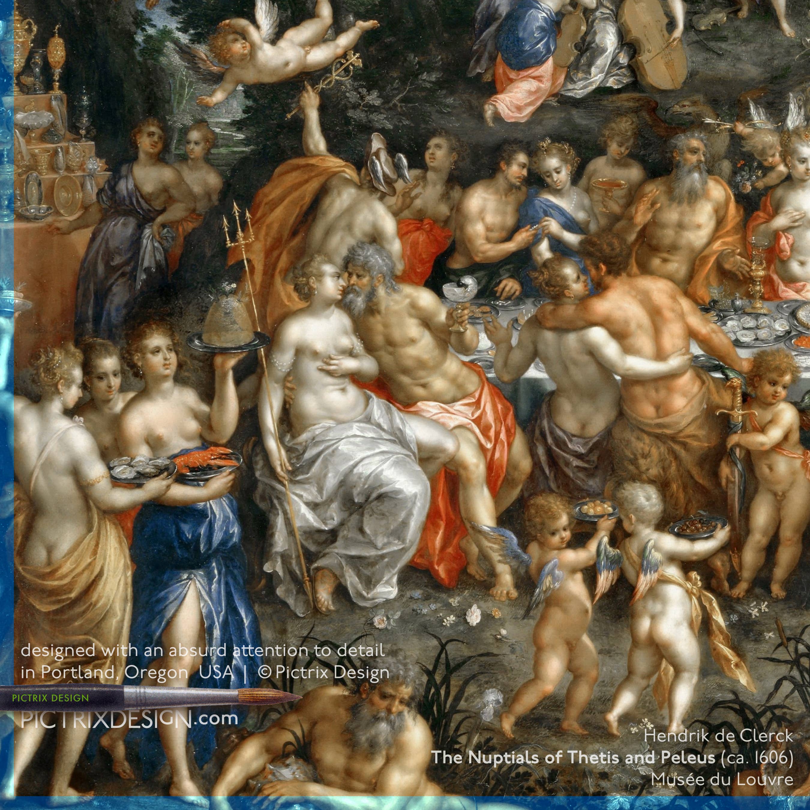 Pictrix Design - "A swell affair" thank-you notecard