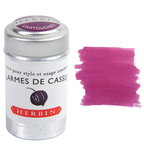 Herbin Fountain Pen Ink Cartridges - Tin of 6: Perle Noir (Black Pearl)