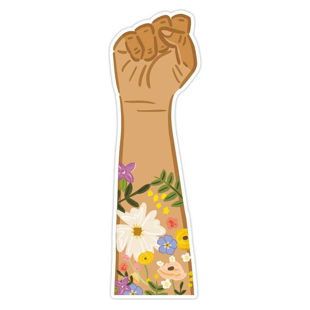 Bloomwolf Studio - Floral Fist Die Cut Bookmark
