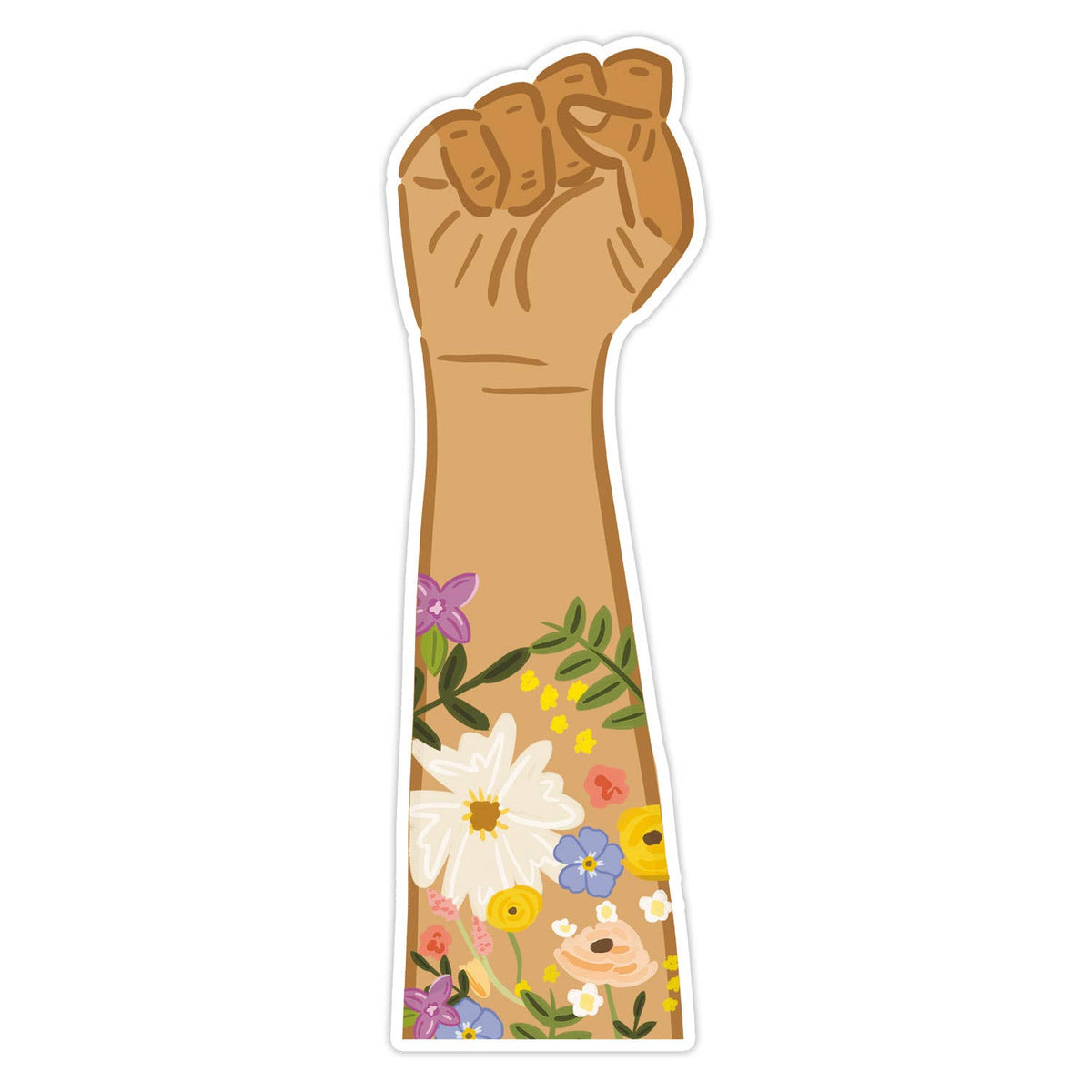 Bloomwolf Studio - Floral Fist Die Cut Bookmark