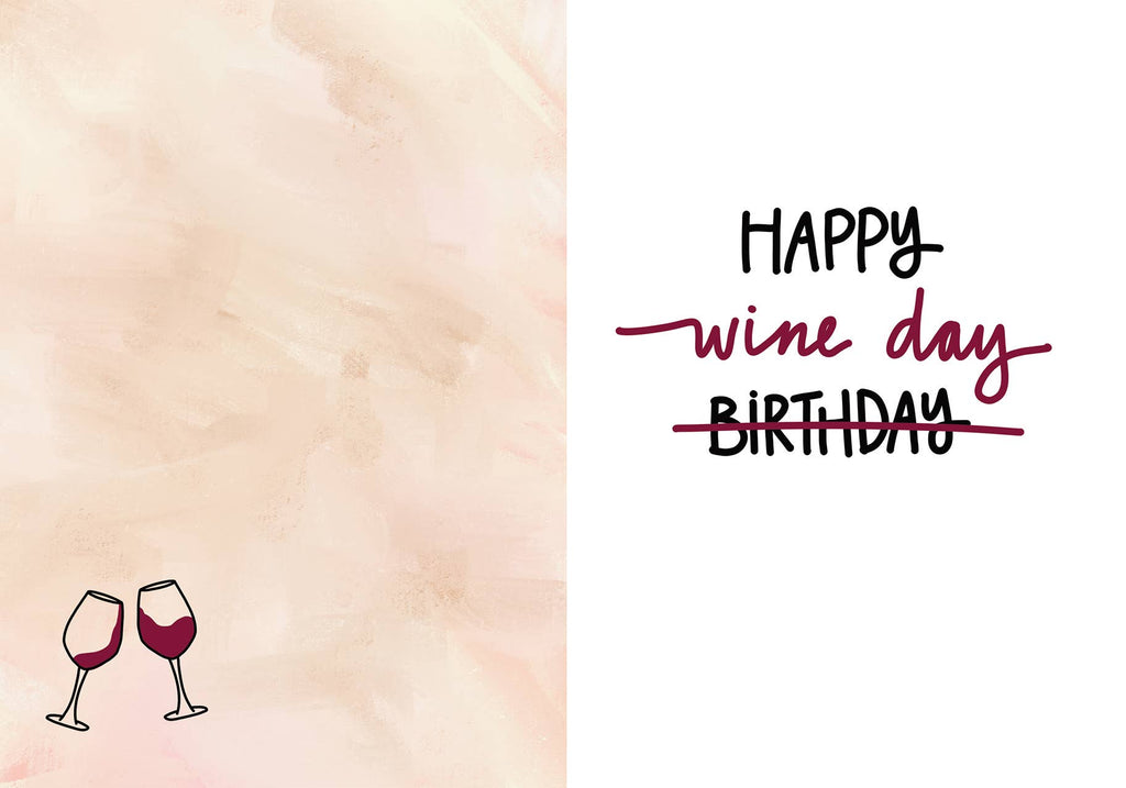 Black Joy Paper - Wine Aisle Birthday Card