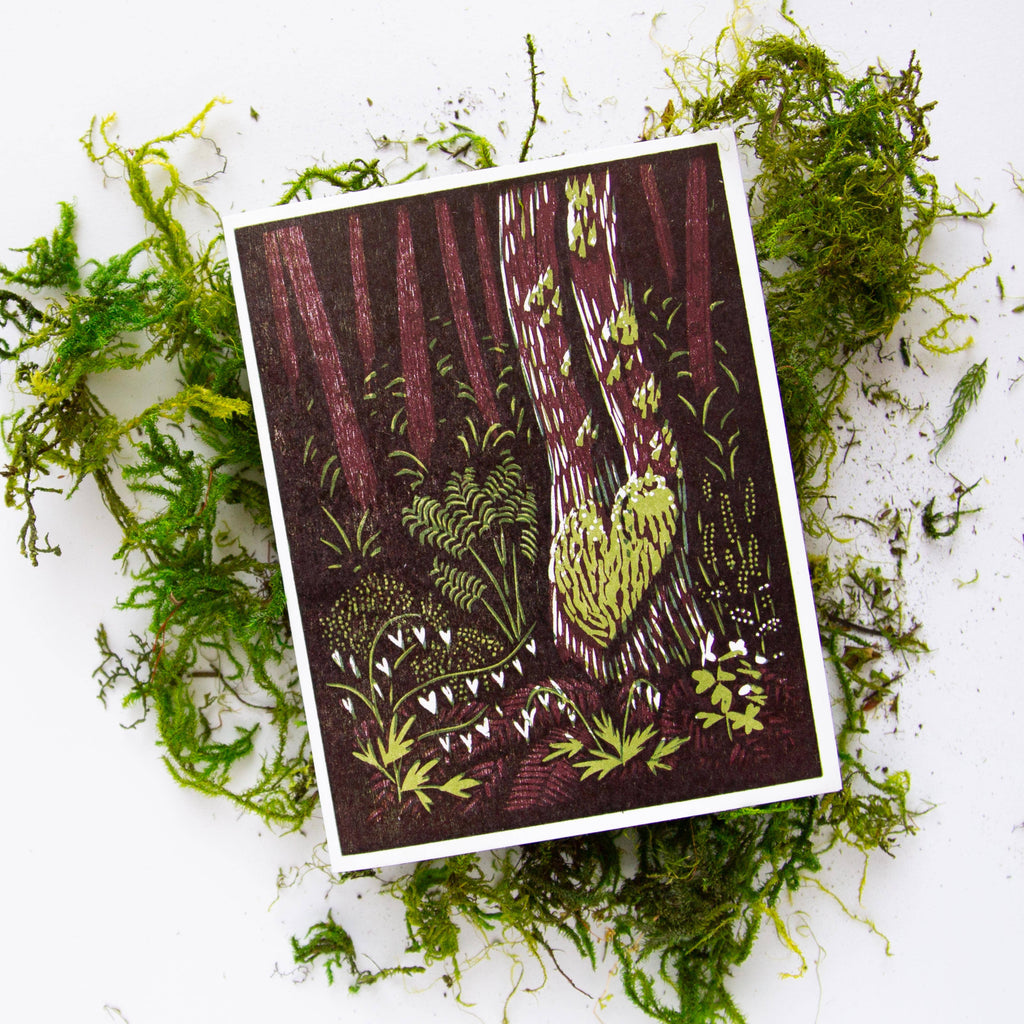 Heartell Press - Heart of the Forest Letterpress Card