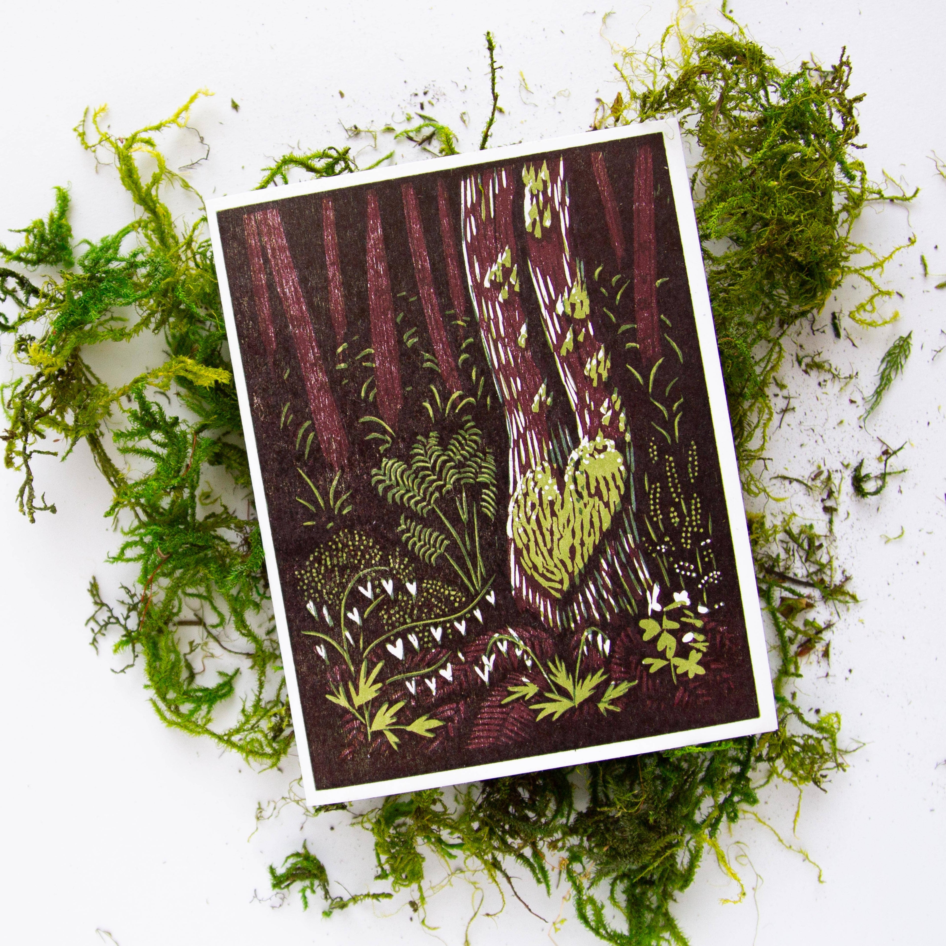 Heartell Press - Heart of the Forest Letterpress Card