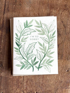 Katharine Watson - "I'm So Sorry," Greeting Card