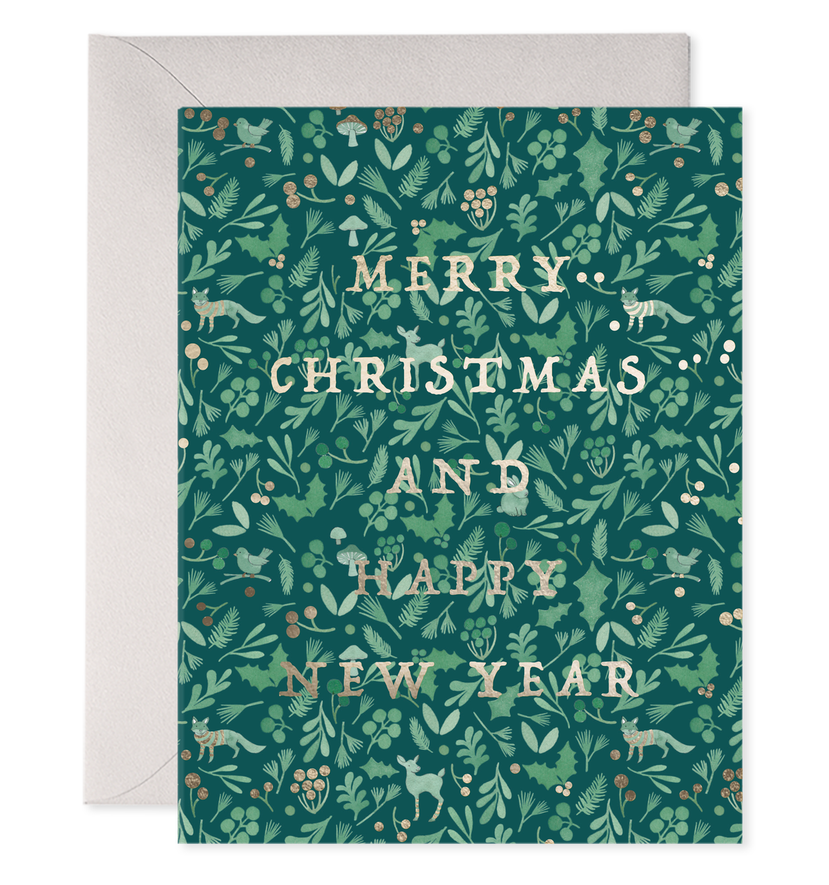 E. Frances Paper - Winter Forest Christmas Greeting Card