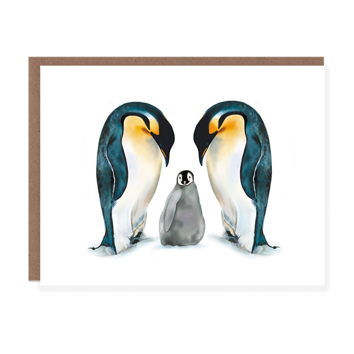 Morgan Swank Studio - Penguin Parents Card