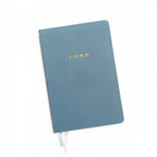 Studio Portmanteau - Wedding Vows Foil Embossed Linen Notebook | Pastel Tones: Sage green