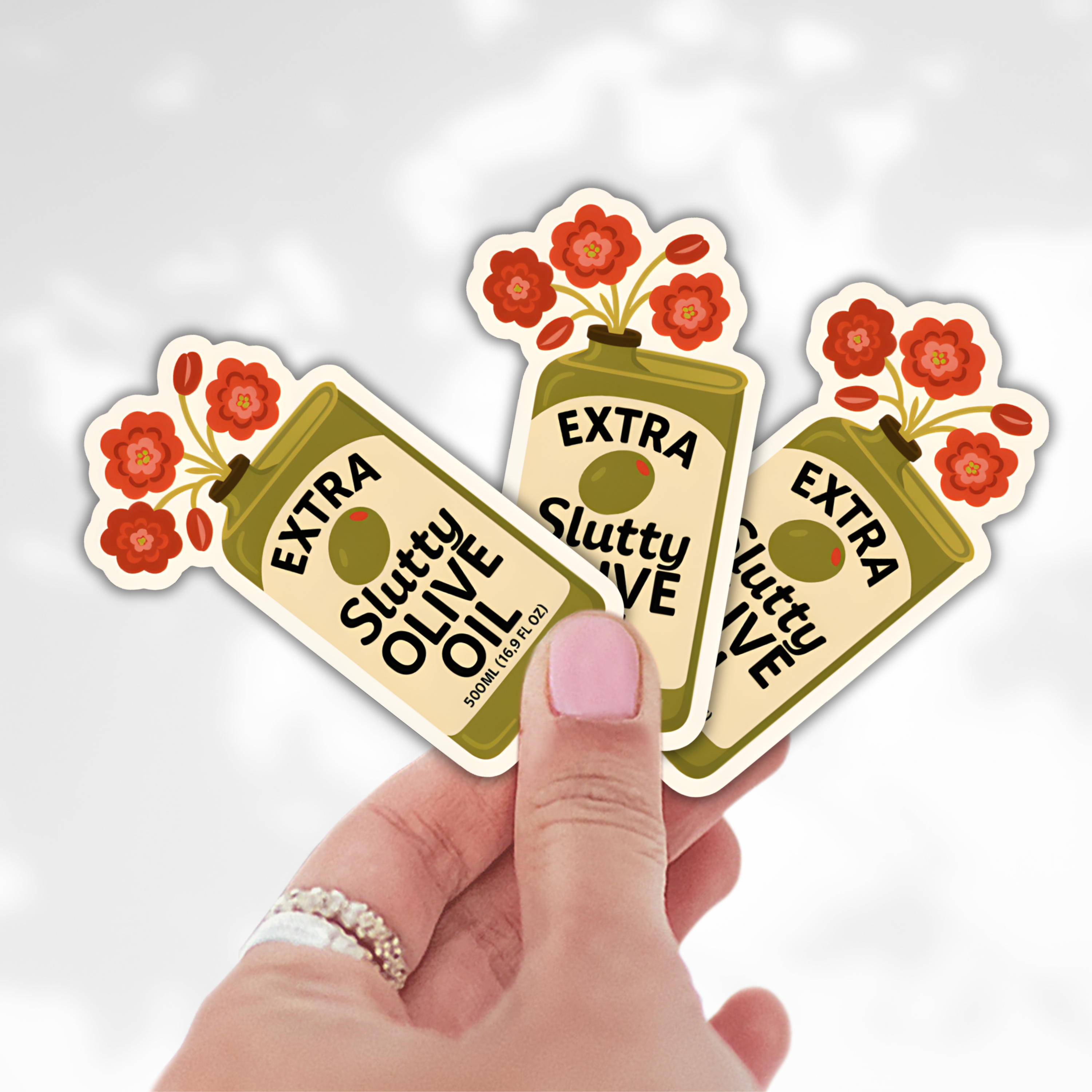 inviting affairs paperie - Extra Slutty Olive Oil Sticker