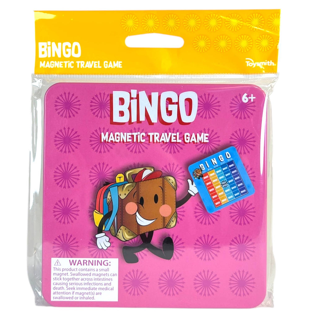 Toysmith - On the Way Games- Magnetic Bingo, Travel Game
