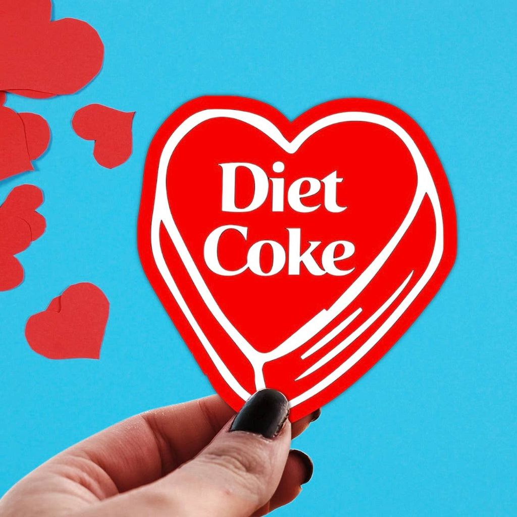 Pretty Toxic Stickers - Diet Coke Sticker - Conversation Heart Valentines Day: 3”