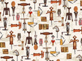 Nelson Line - Wine Cork Screws - Wrapping Paper Sheet: Sheet