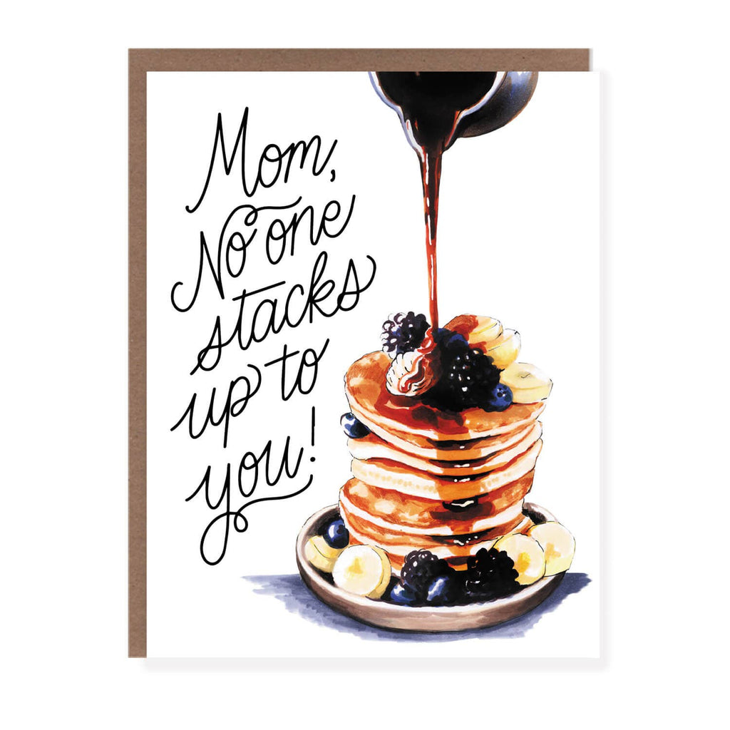 Morgan Swank Studio - Pancake Stacks Punny Mother's Day Card