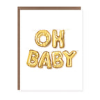 Morgan Swank Studio - Oh Baby Balloon Card