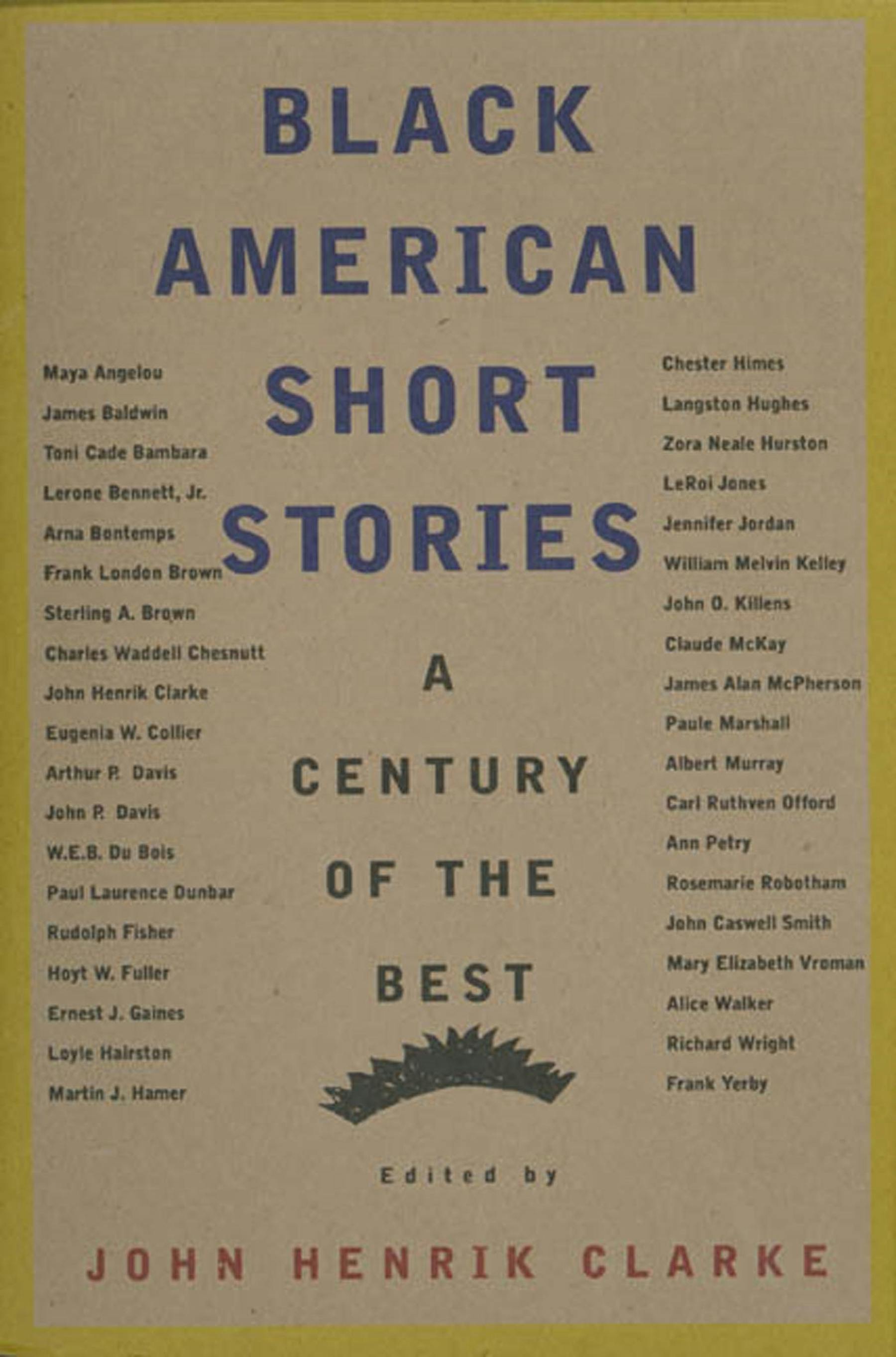 Black American Short Stories: A Century of the Best