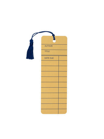 Out of Print, Library Card Bookmark