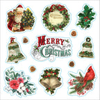 Peter Pauper Press  - Merry & Bright Christmas! A Festive Sticker Book