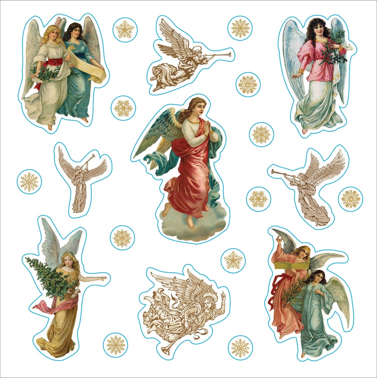 Peter Pauper Press  - Merry & Bright Christmas! A Festive Sticker Book