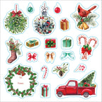 Peter Pauper Press  - Merry & Bright Christmas! A Festive Sticker Book