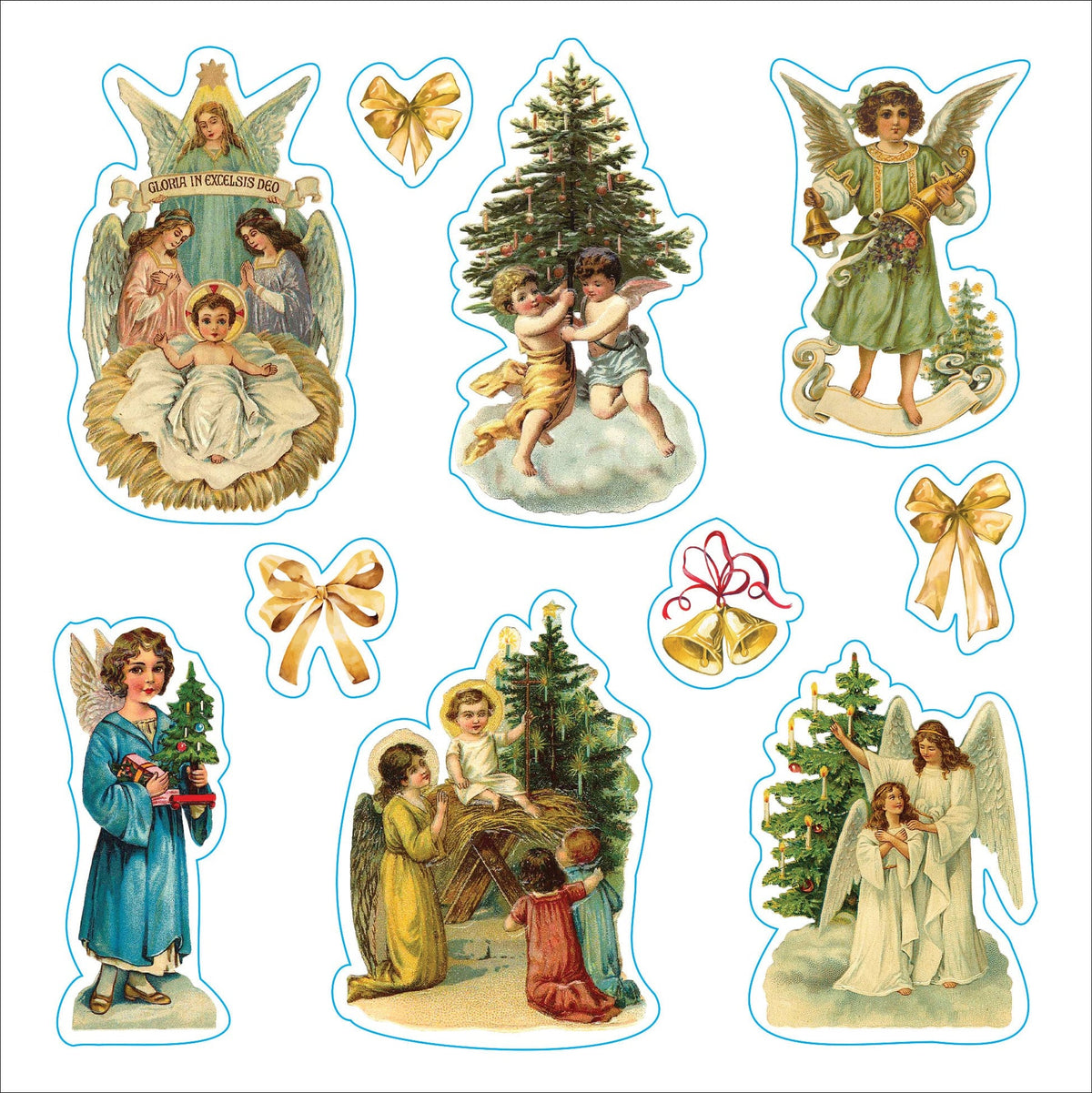 Peter Pauper Press  - Merry & Bright Christmas! A Festive Sticker Book