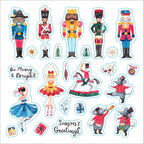 Peter Pauper Press  - Merry & Bright Christmas! A Festive Sticker Book