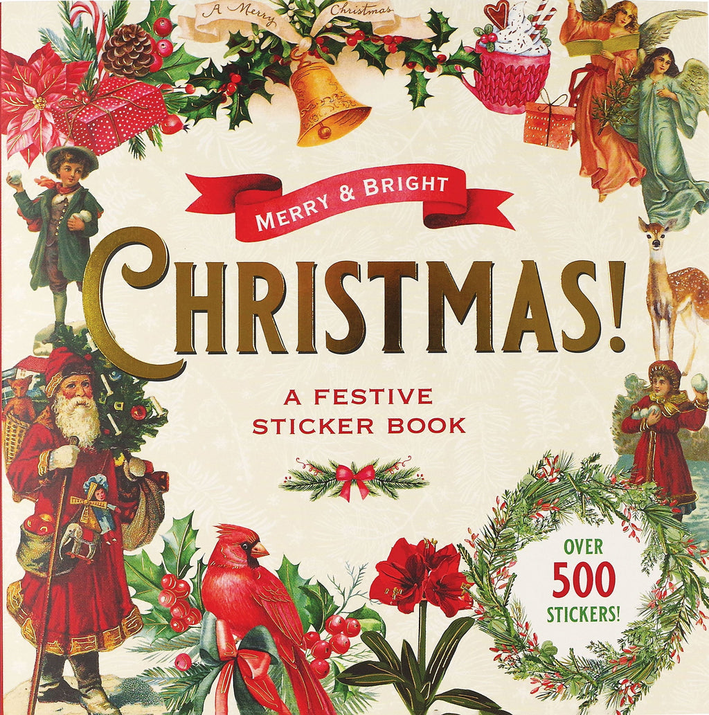Peter Pauper Press  - Merry & Bright Christmas! A Festive Sticker Book