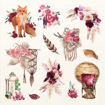 Peter Pauper Press, Boho Dreams Sticker Book
