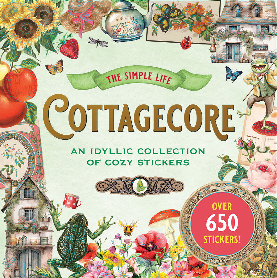 Peter Pauper Press -  Cottagecore Sticker Book