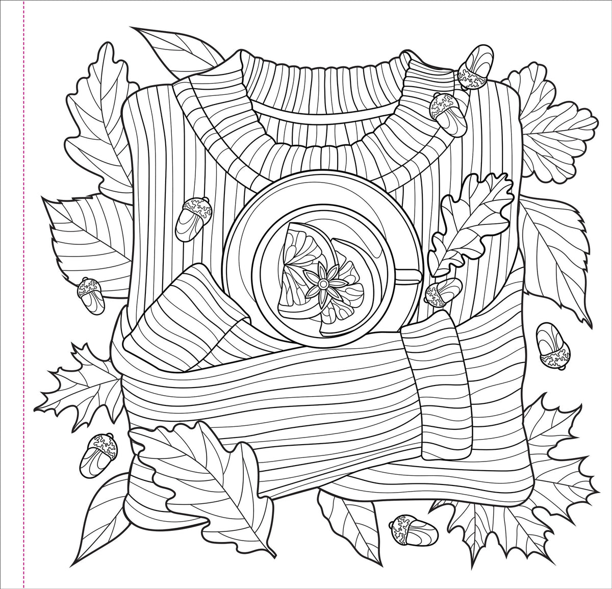 Peter Pauper Press -  Autumn Dreams Adult Coloring Book