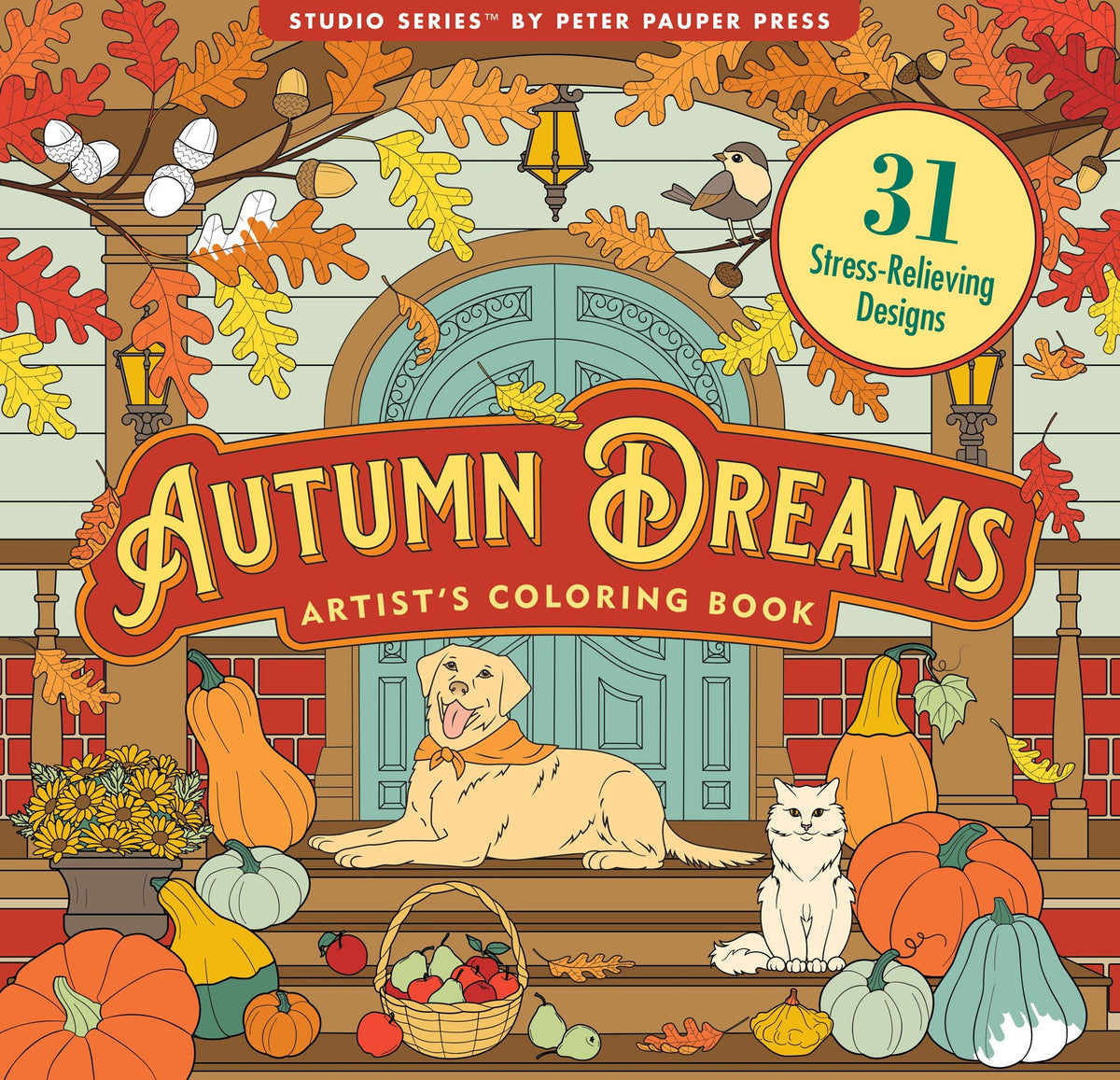 Peter Pauper Press -  Autumn Dreams Adult Coloring Book