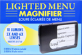 Peter Pauper Press, -  Lighted Menu Magnifier