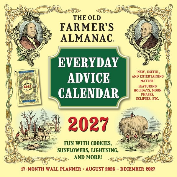 Old Farmer's Almanac Everyday Advice Wall Planner