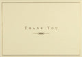 Peter Pauper Press Inc., Gold and Cream Thank You Notes