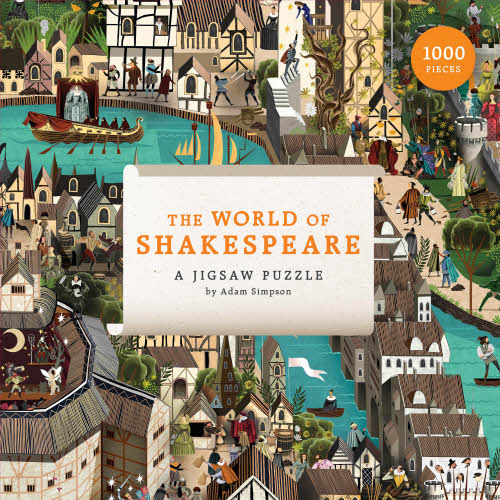 Chronicle Books -World of Shakespeare Jigsaw Puzzle 1000 Pieces
