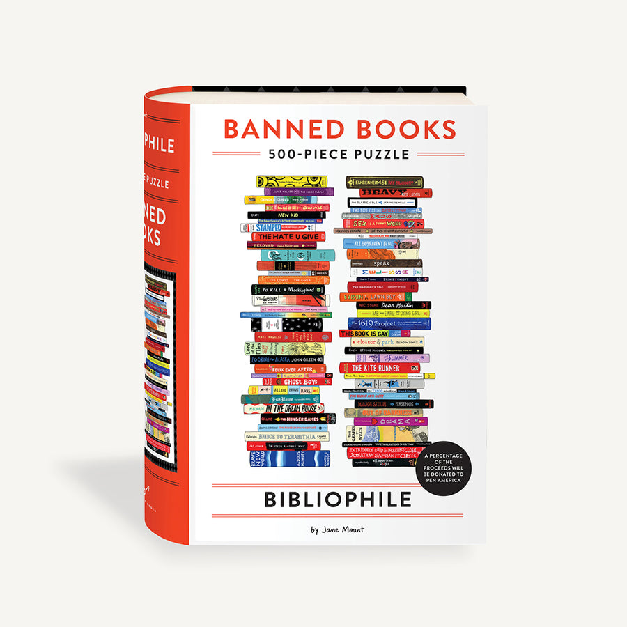 Bibliophile Banned Books 500-Piece Puzzle
