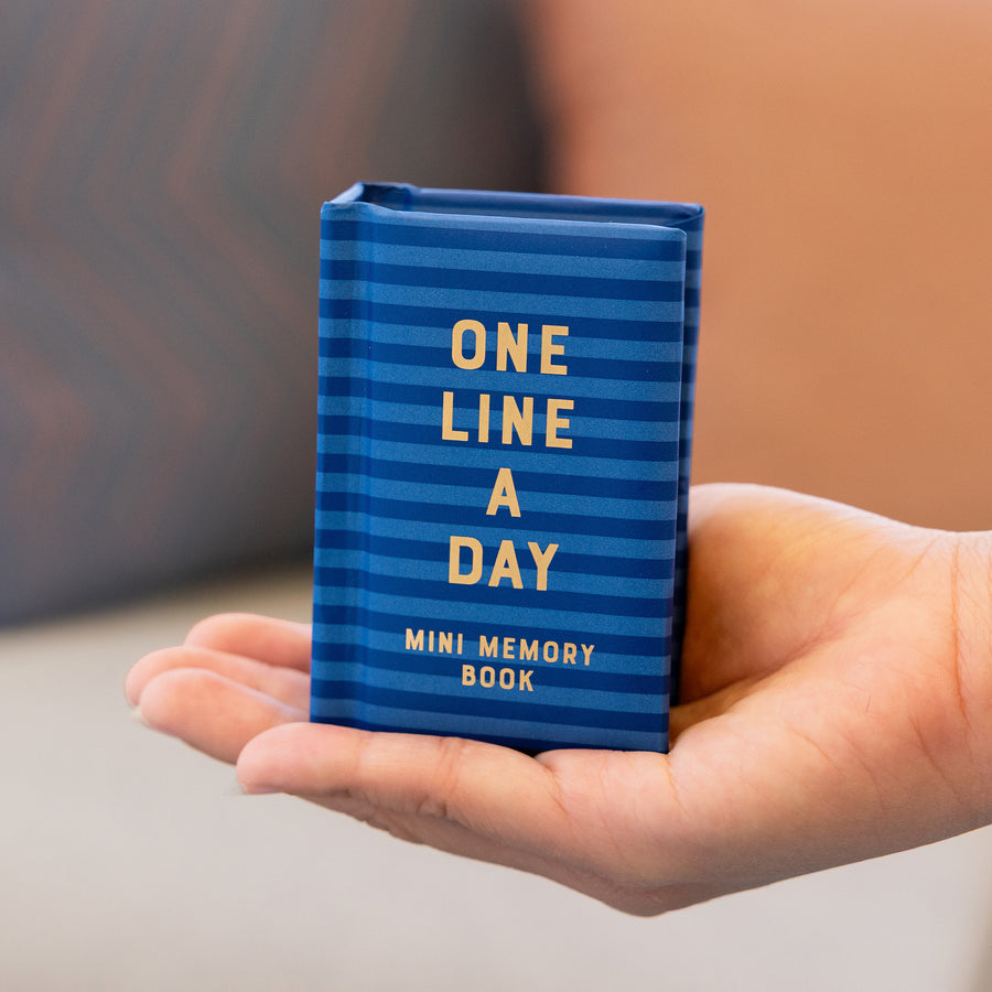 Chronicle, Navy Stripes Mini One Line a Day