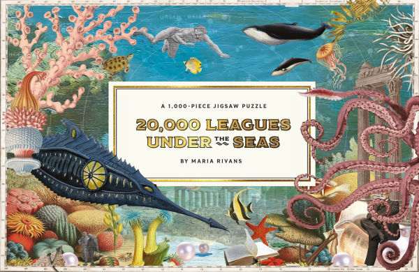Chronicle Books - 20,000 Leagues Under the Seas: A 1000 piece Jigsaw