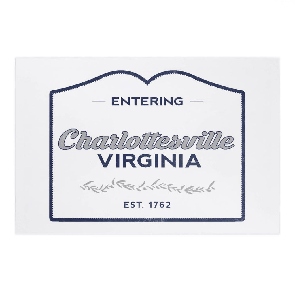 Lantern Press - PREMIUM POSTCARDS Charlottesville, Virginia, Now Entering