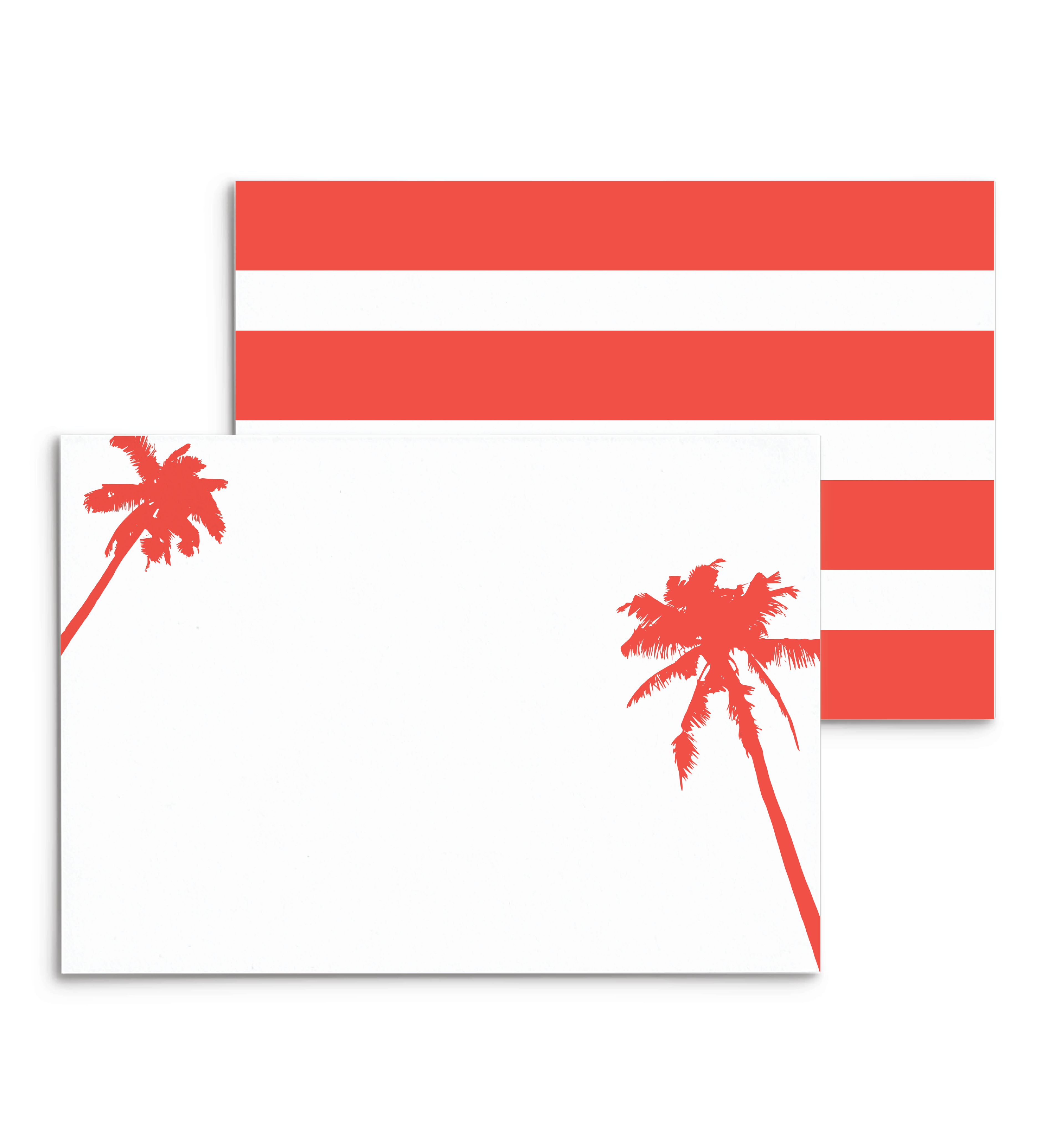 UncommonWares - Palms Panel Note Cards: Aqua