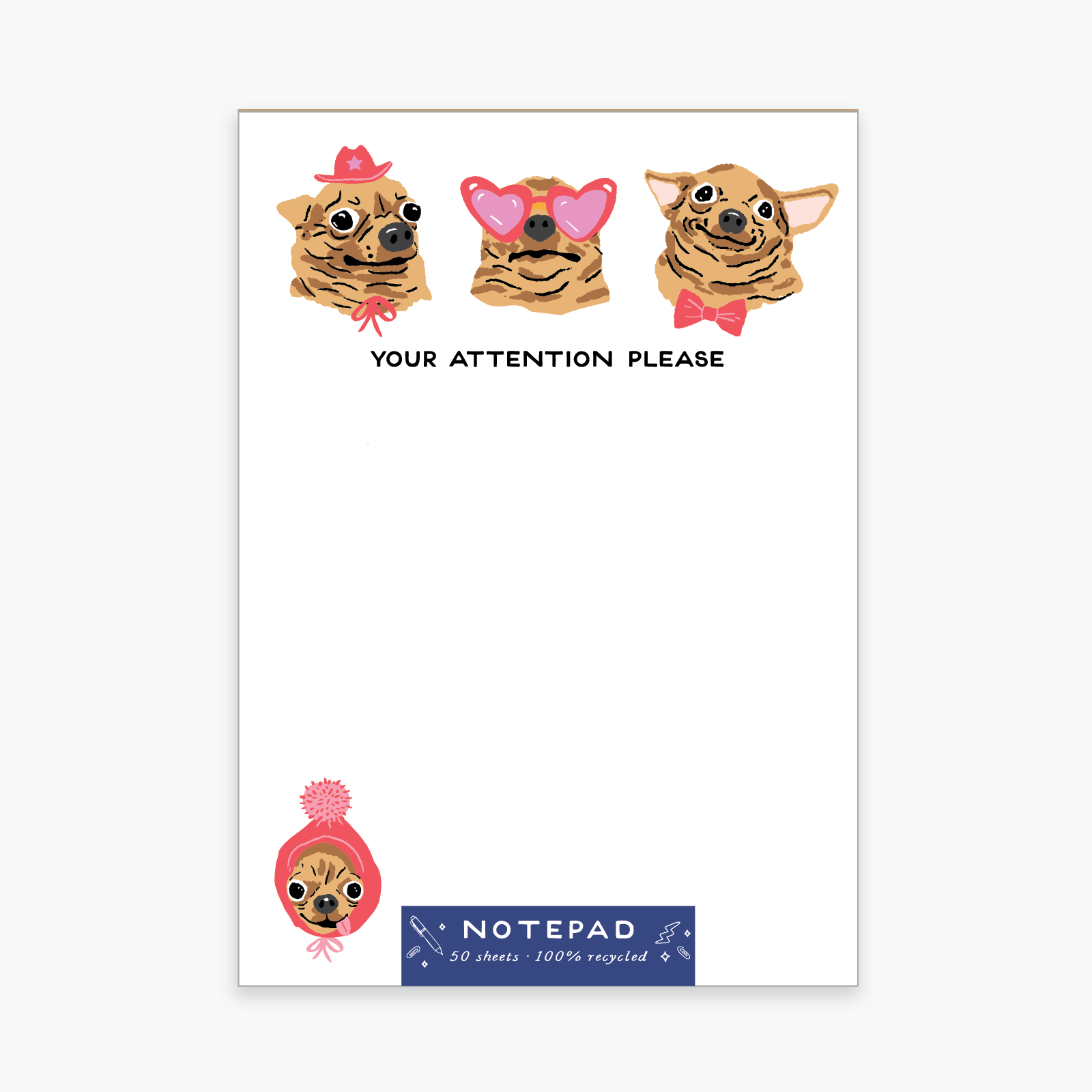 Party of One - Dogs Notepad