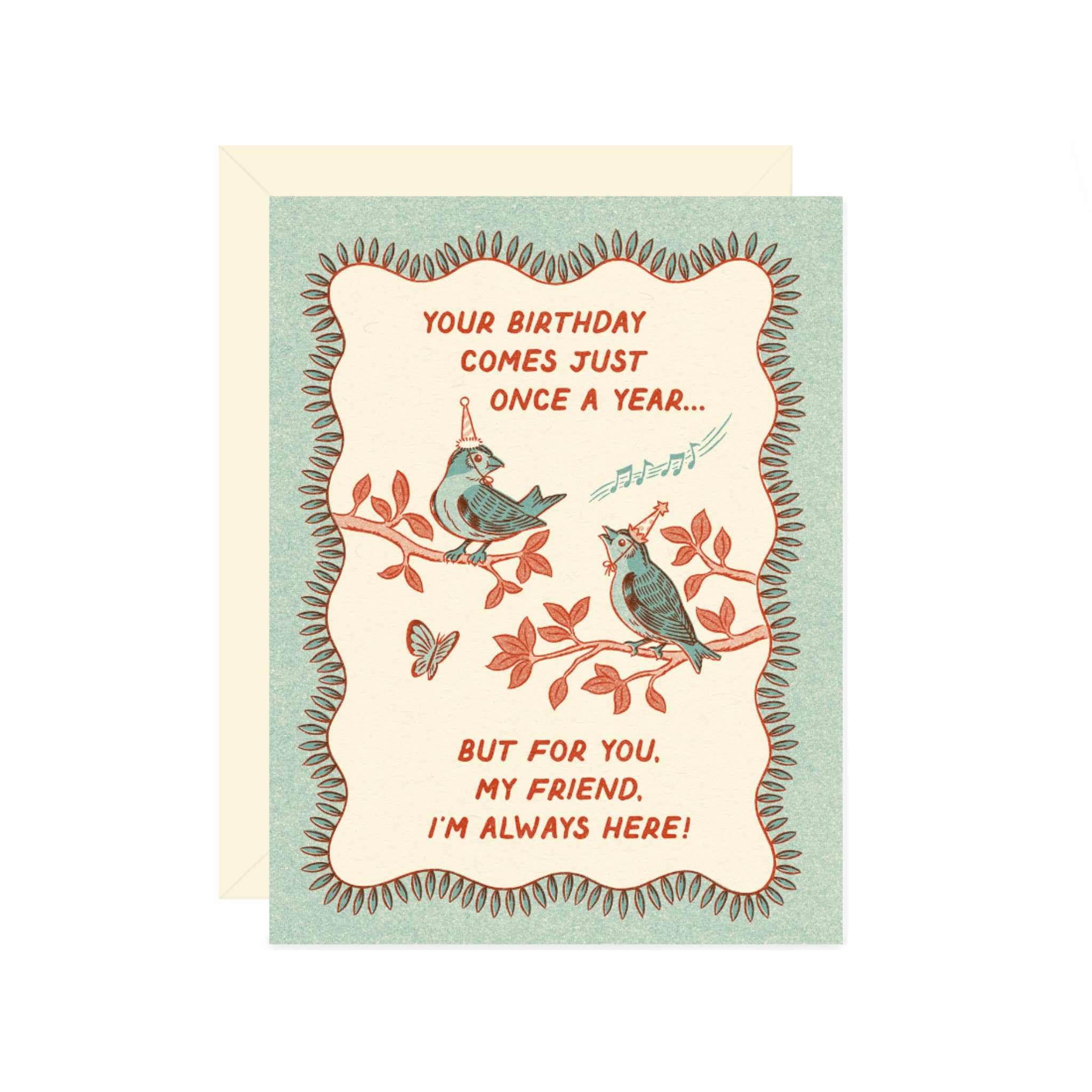 Wallflower Paper & Party - Bird Friends Birthday Card