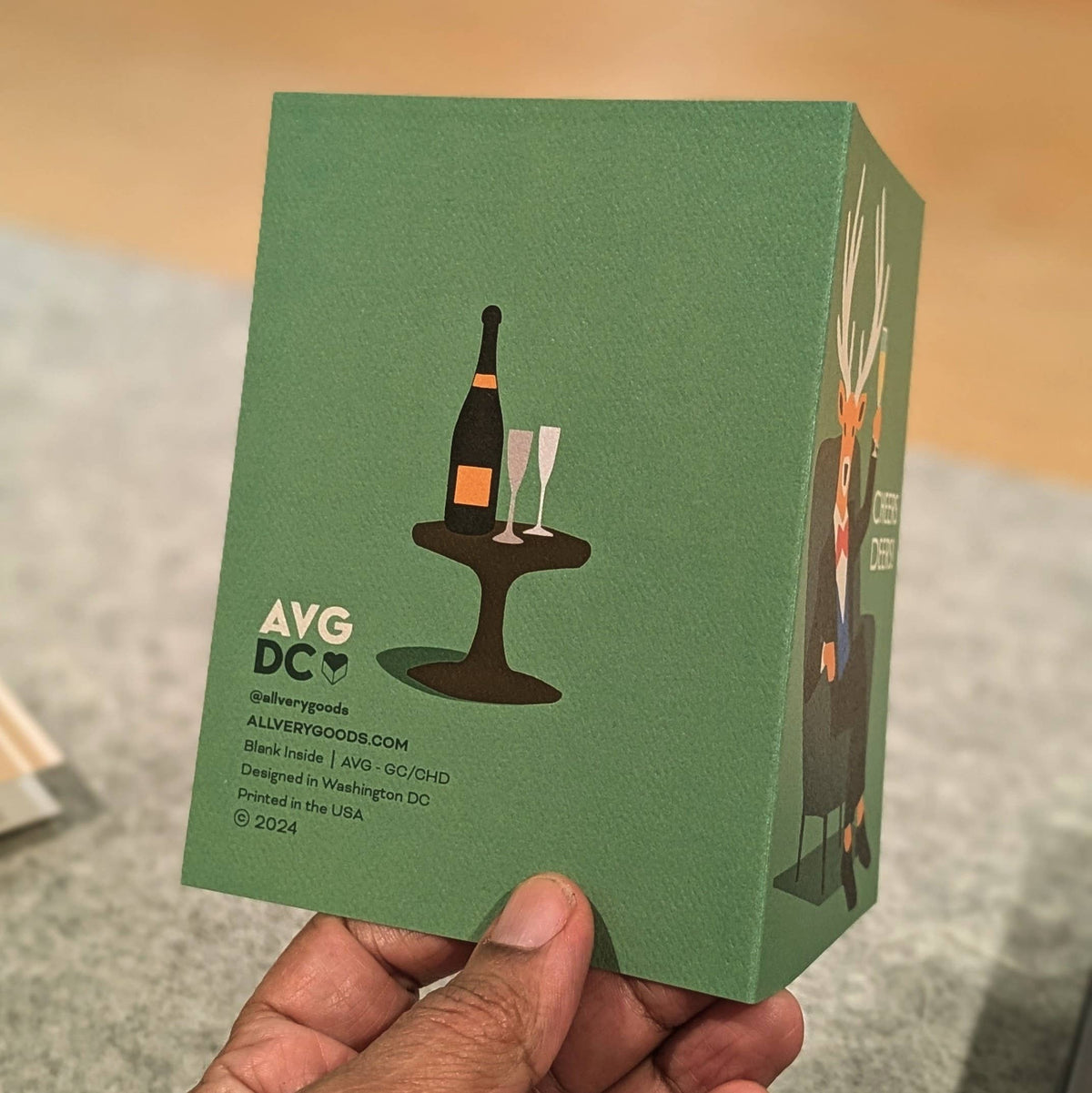 All Very Goods - Holiday Card - Cheers Deers!