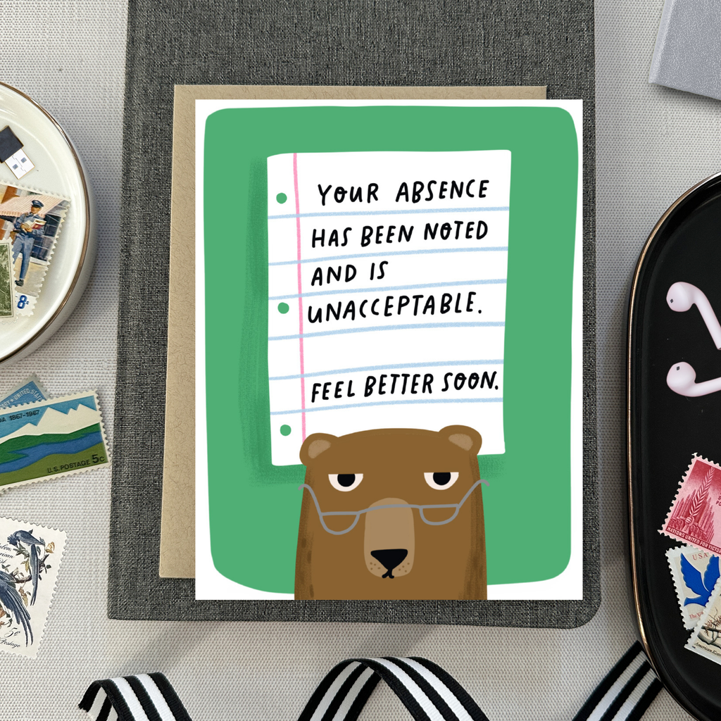 Barone and Co. - Absence Noted Get Well Card