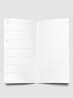 Cloth & Paper - Travel Notebook | A5 Slim: Goal Tracking | Ibiza